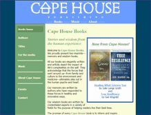 Tablet Screenshot of capehousebooks.com